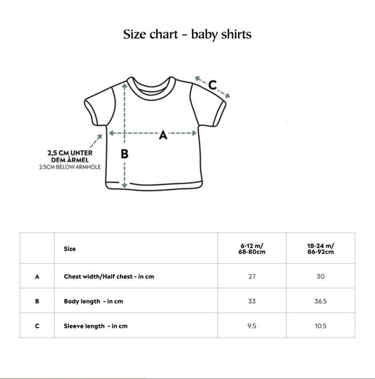 Best Organic Super Soft T-shirt for Babies - Embroidered - Fluffy Cloud Sheep