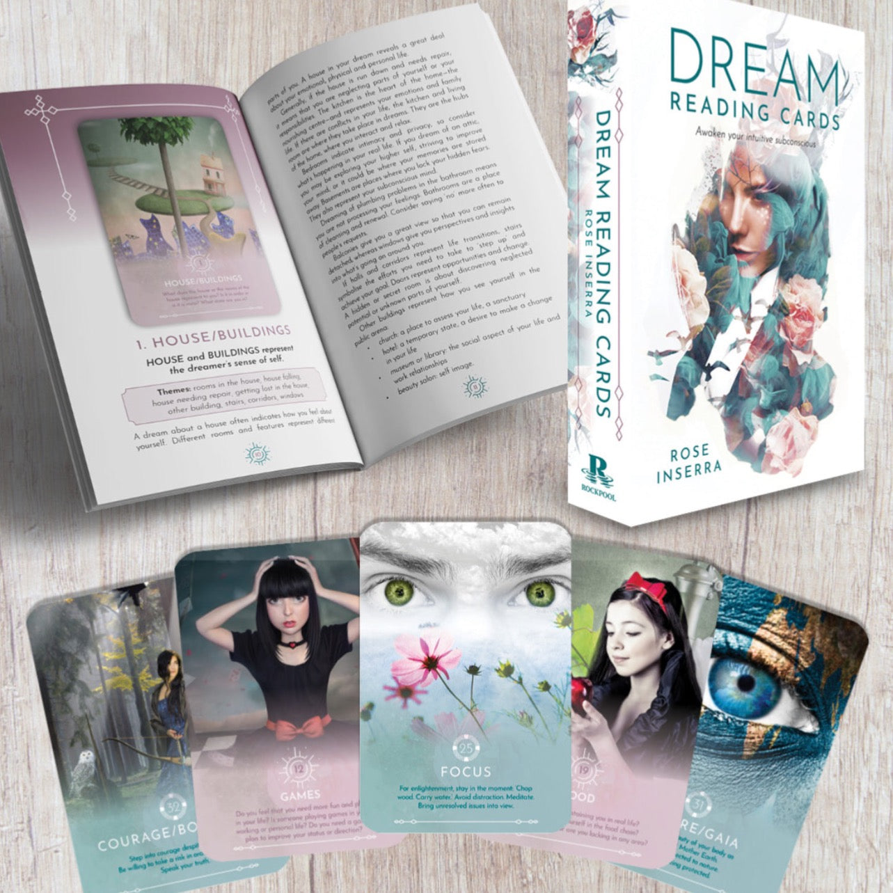 Gorgeous Card deck- DREAM READING CARDS AWAKEN YOUR INTUITIVE SUBCONSCIOUS By: Rose Inserra