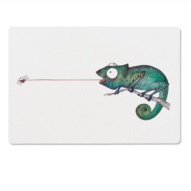 Wooden Breakfast Board- Chameleon
