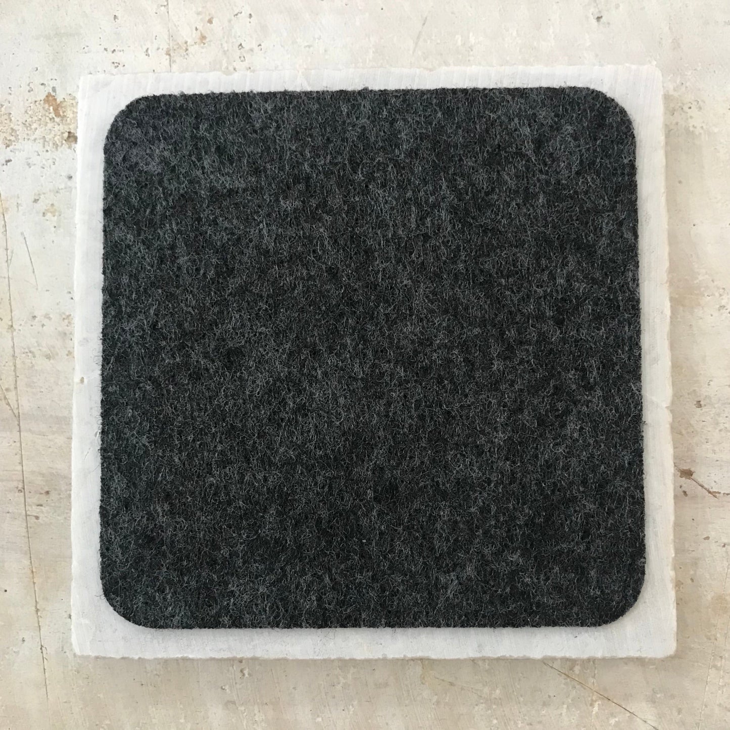 Natural stone art tile “Blueberry Divine bird 1”