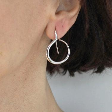 Lia Sterling Silver hoops