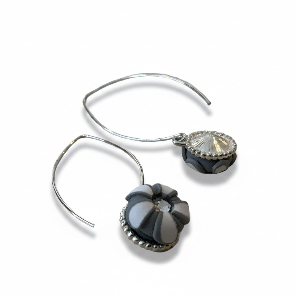 Moonlit Shimmer |Twilight Shadow Earrings| Swarovski