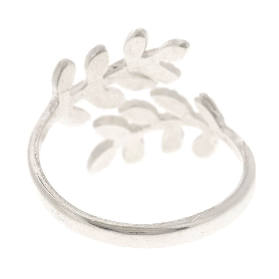 O L I V E B R A N CH E S sterling silver 925 ring.