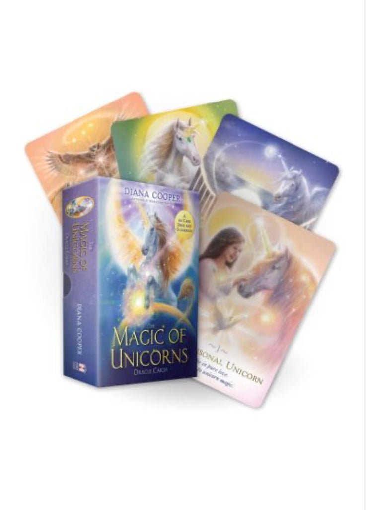 The Magic of Unicorns Oracle Cards A 44-Card Deck and Guidebook