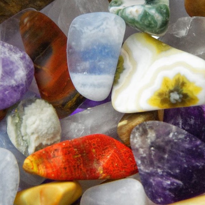 Gemstone Vial – Five Elements - Handblown Artisan Glass