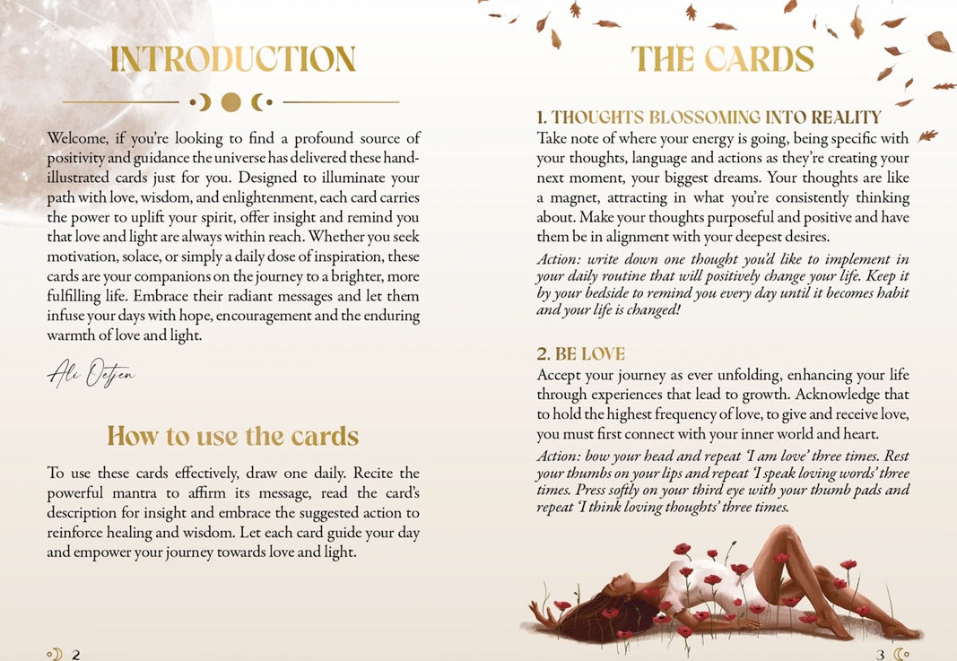 Love and Light Mantra Cards By: Marion Piret (illustrator)and Ali Oetjen (author)