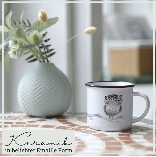 Ceramic Mug - Owl on a branch