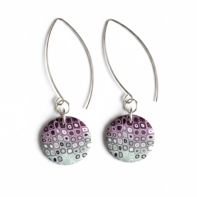 “Jardín Encantado” PLATA DE LEY 925 - Pendientes colgantes hechos a mano - por Stephanie Fraselle - Diseño de joyería artesanal