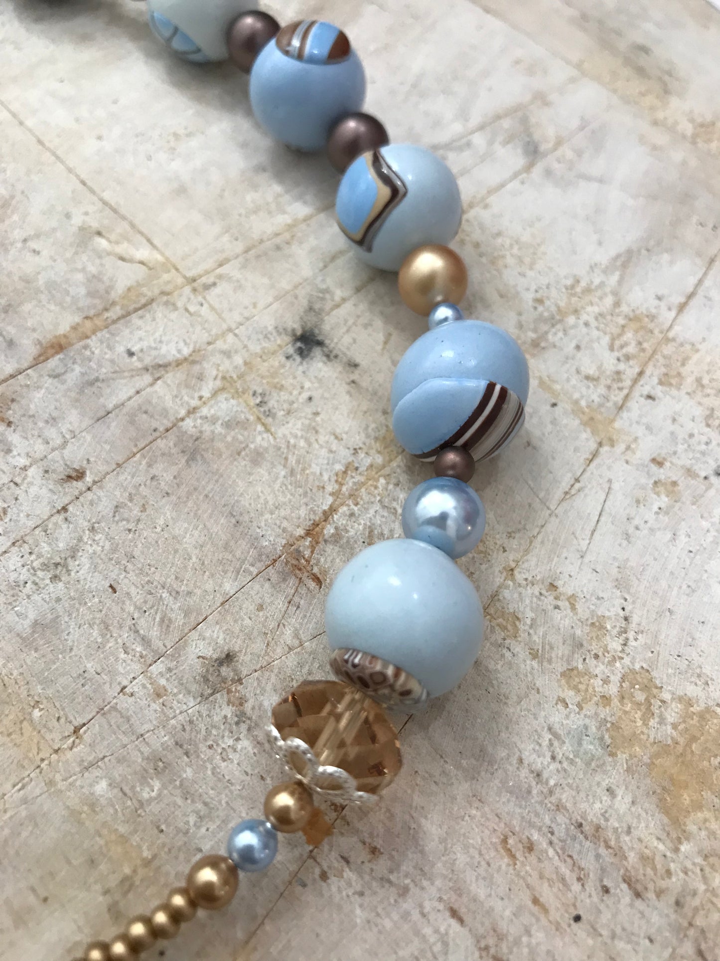 “Beaches” Empress necklace by Stephanie Fraselle - Artisan Jewellery Design