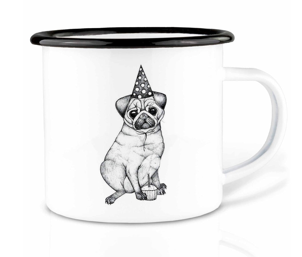 Enamel cup - PUG