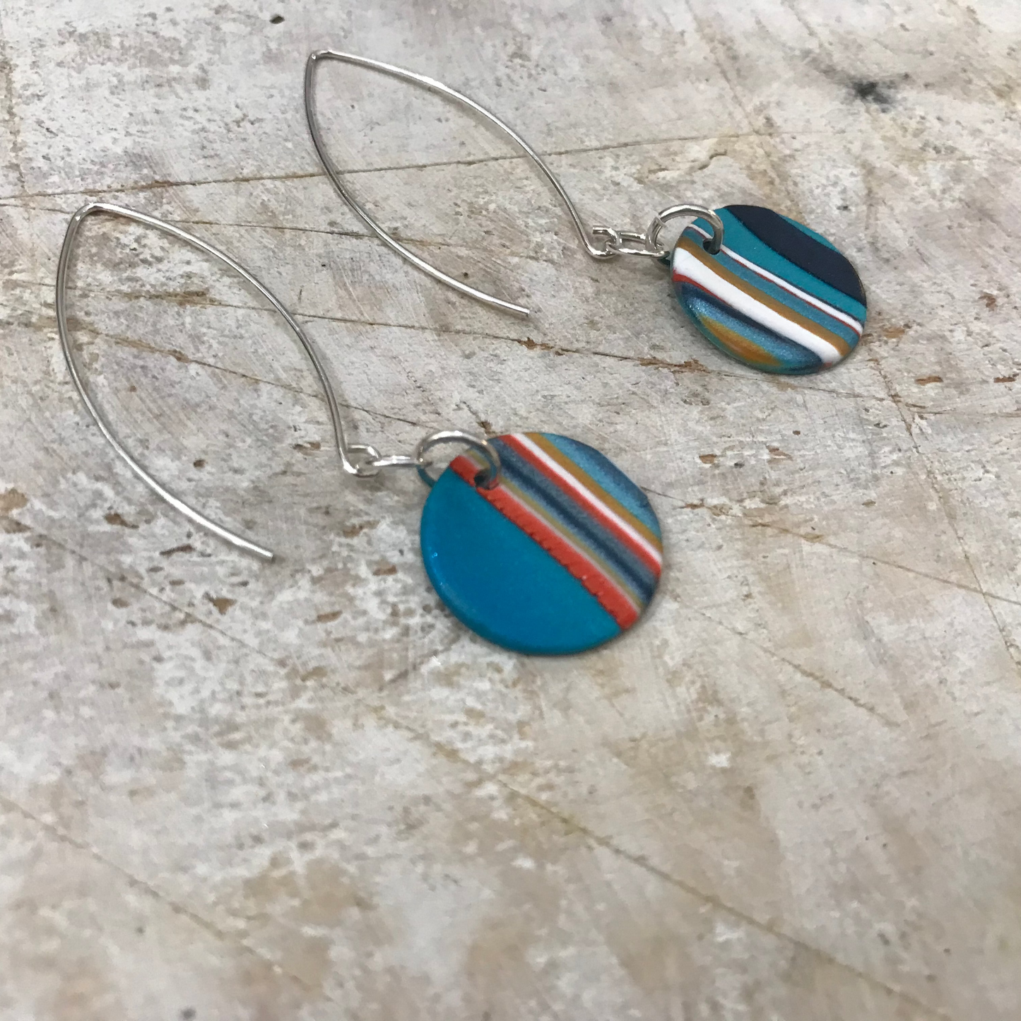 “Moroccan Spice ” 925 STERLING SILVER - handmade Earring drops - by Stephanie Fraselle - Artisan Jewellery Design