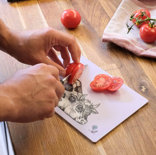 Wooden Breakfast Board- Rita the Cow