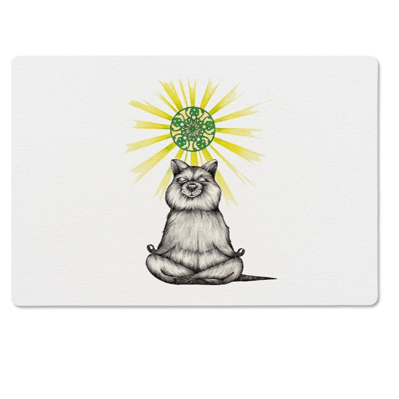 Wooden Breakfast Board- Yogi Meditation Bear