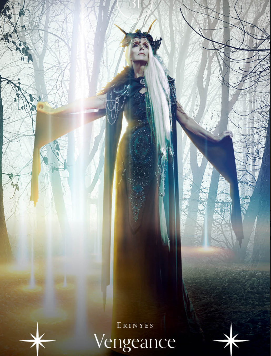 Card deck -DEEP, DARK & DANGEROUS THE ORACLE OF THE BEAUTIFUL DARKNESS By: Stacey Demarco and Kinga Britschgi