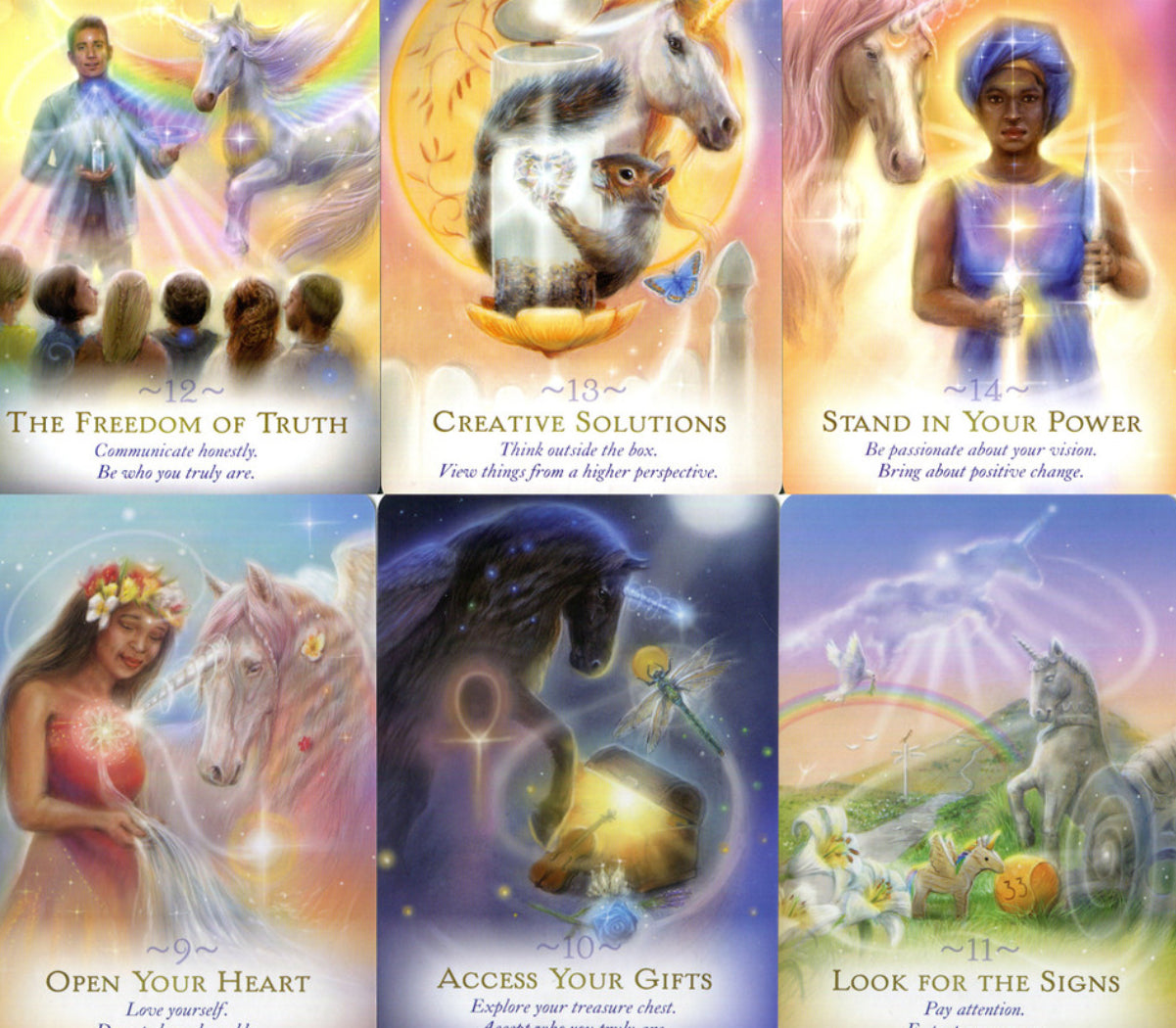 The Magic of Unicorns Oracle Cards A 44-Card Deck and Guidebook