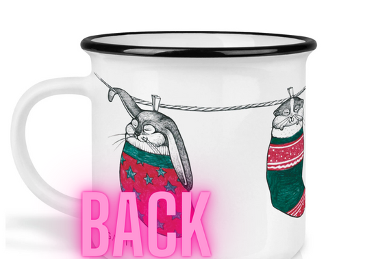 High quality ceramic mug- Christmas socks