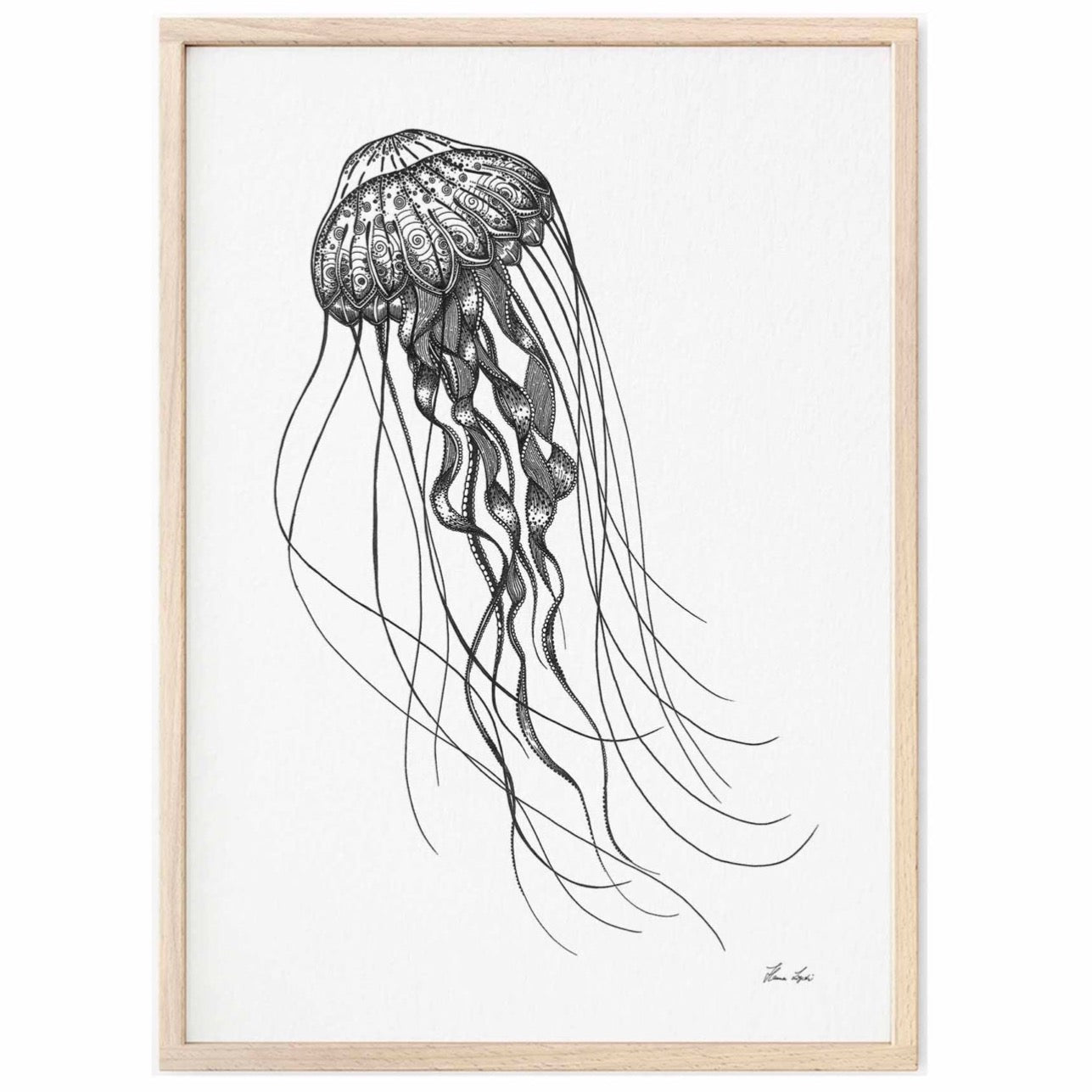 Premium Art Print - Jellyfish