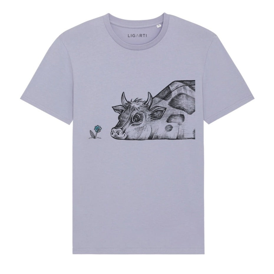 Best Organic Super Soft Cotton - unisex T-shirt “Rita the cow ”