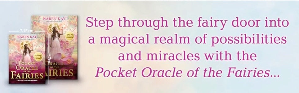 Oracle of the Fairies - A POCKET SIZE 44-Card Deck and Guidebook By Karen Kay