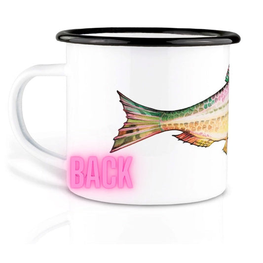 Enamel cup - Fish (Rubin) 1