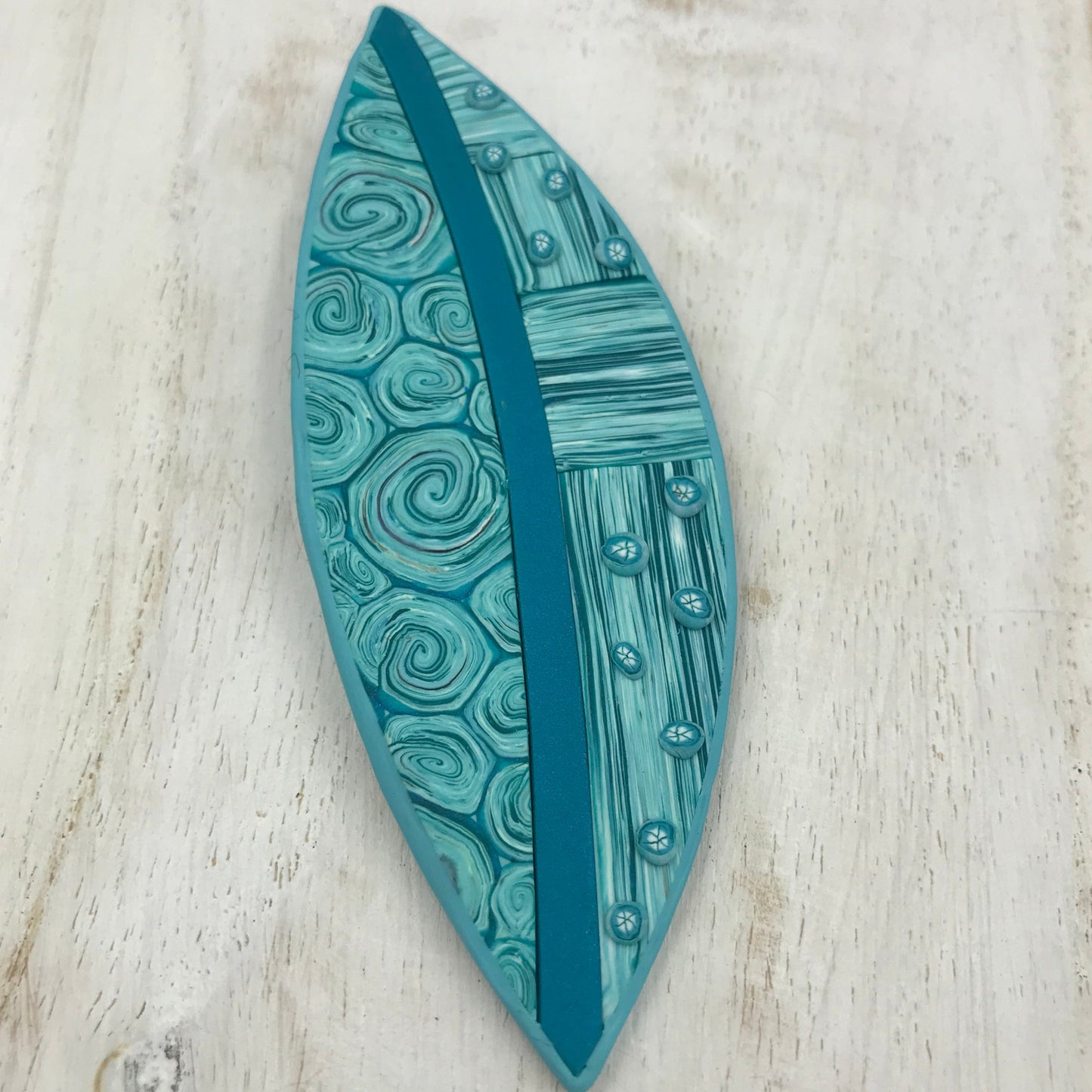 “ Tranquil Waters ” Brooch Pin by Stephanie Fraselle - Artisan Jewellery Design