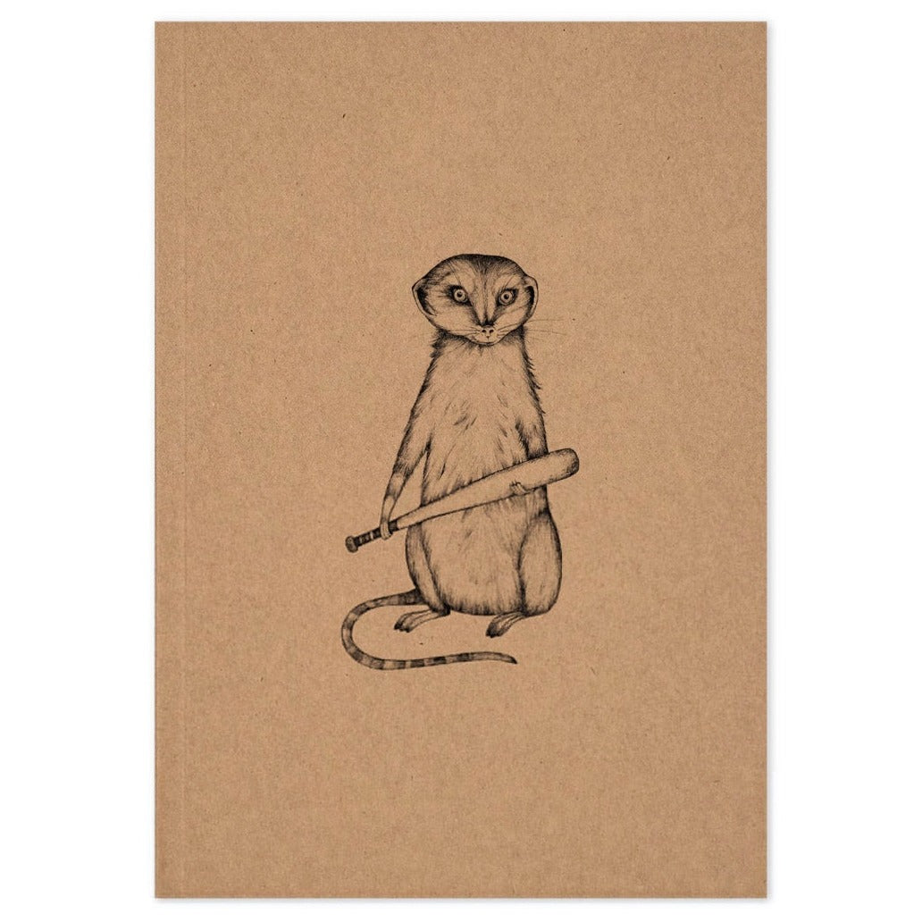Notebook -Meerkat - RECYCLED PAPER