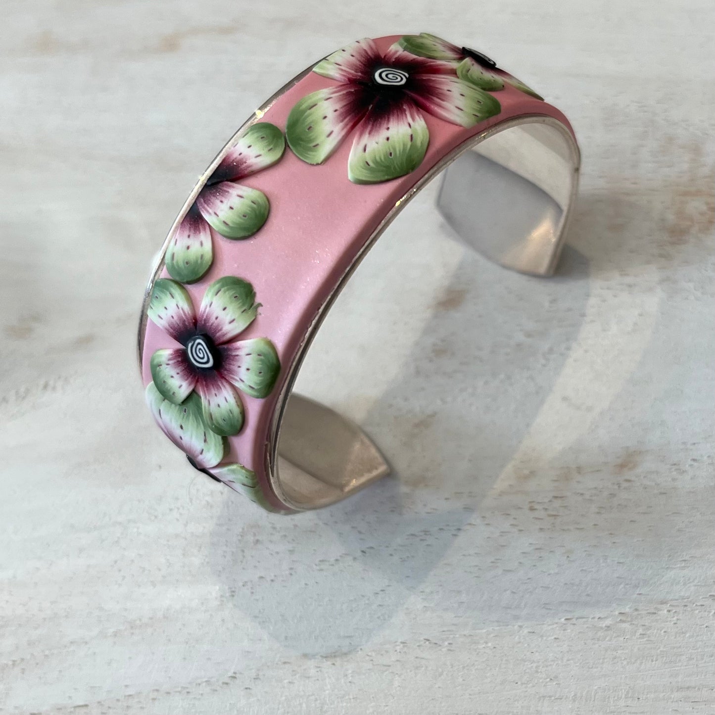 “Enchanted Garden” Bracelet cuff by Stephanie Fraselle - Artisan Jewellery Design