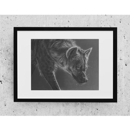 DRUCKE IN LIMITIERTER AUFLAGE - Hyäne - Fine Art Giclée