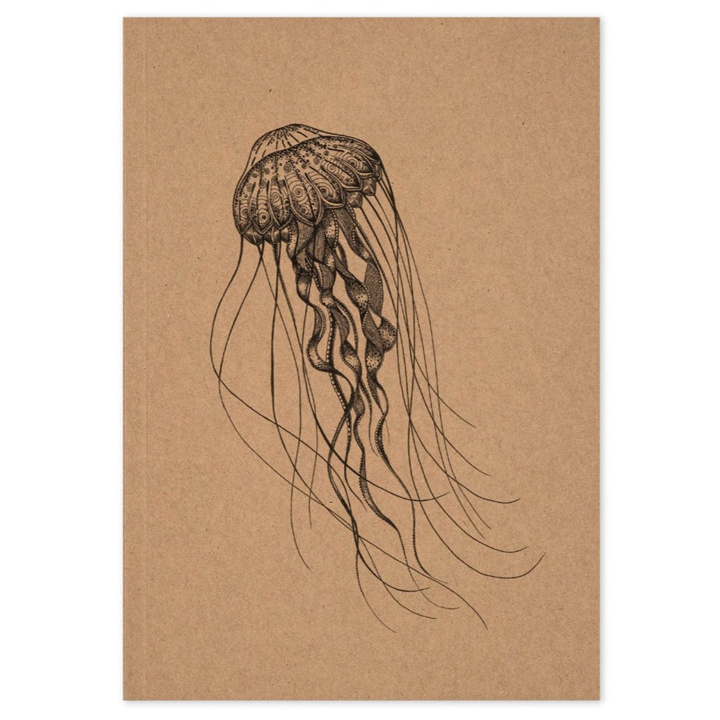 Notebook - Jellyfish - RECYCLED PAPER