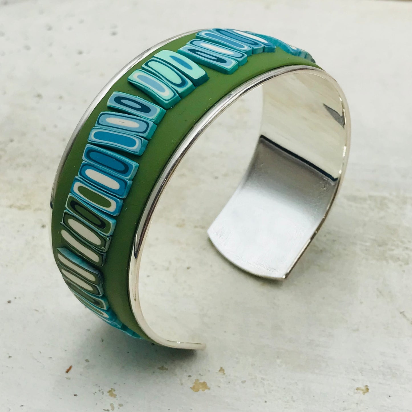 “Carolina” Bracelet cuff by Stephanie Fraselle - Artisan Jewellery Design