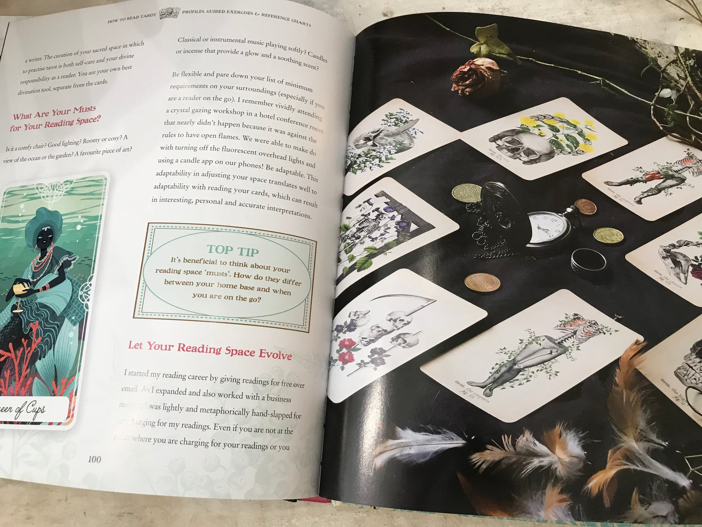 How to read Tarot - Profiles, Guided Exercises and Reference Charts by Hilary Parry Haggerty