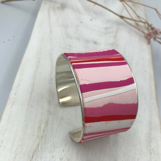 “ Eye Candy” 37mm Bracelet cuff by Stephanie Fraselle - Artisan Jewellery Design