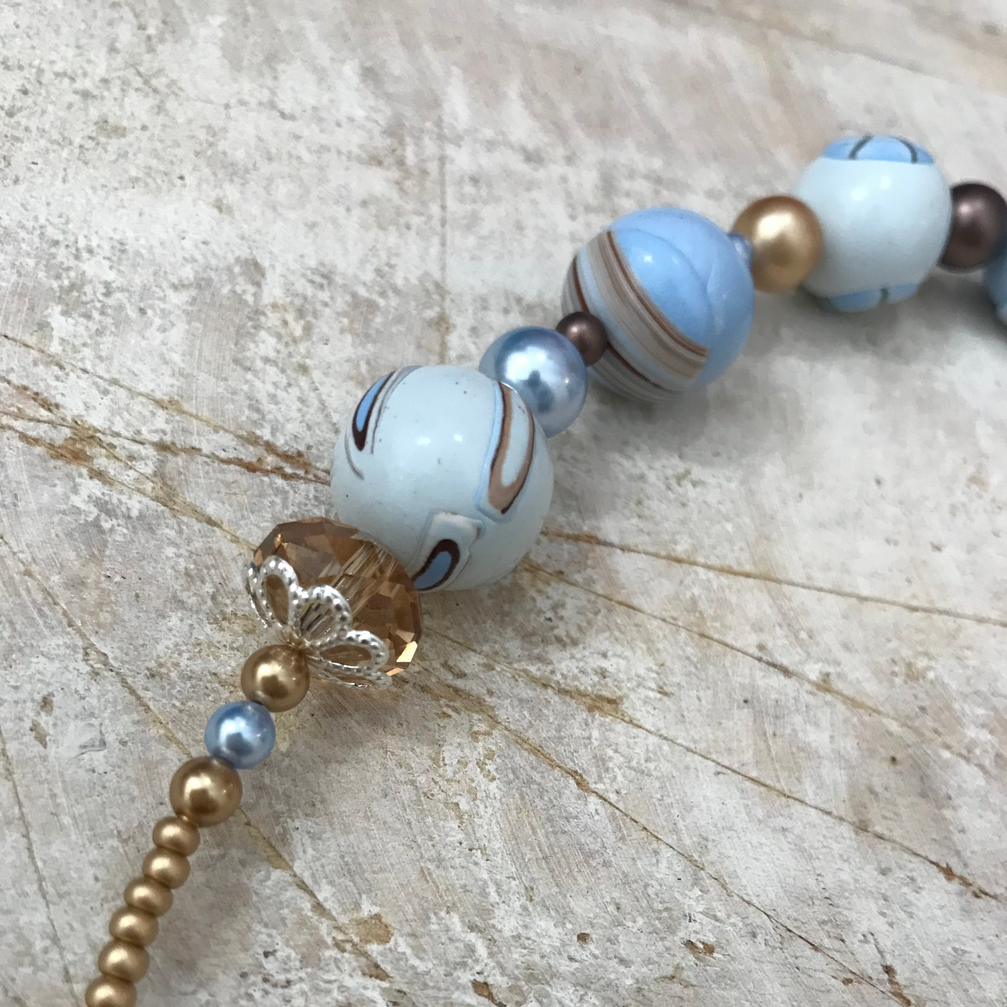 “Beaches” Empress necklace by Stephanie Fraselle - Artisan Jewellery Design