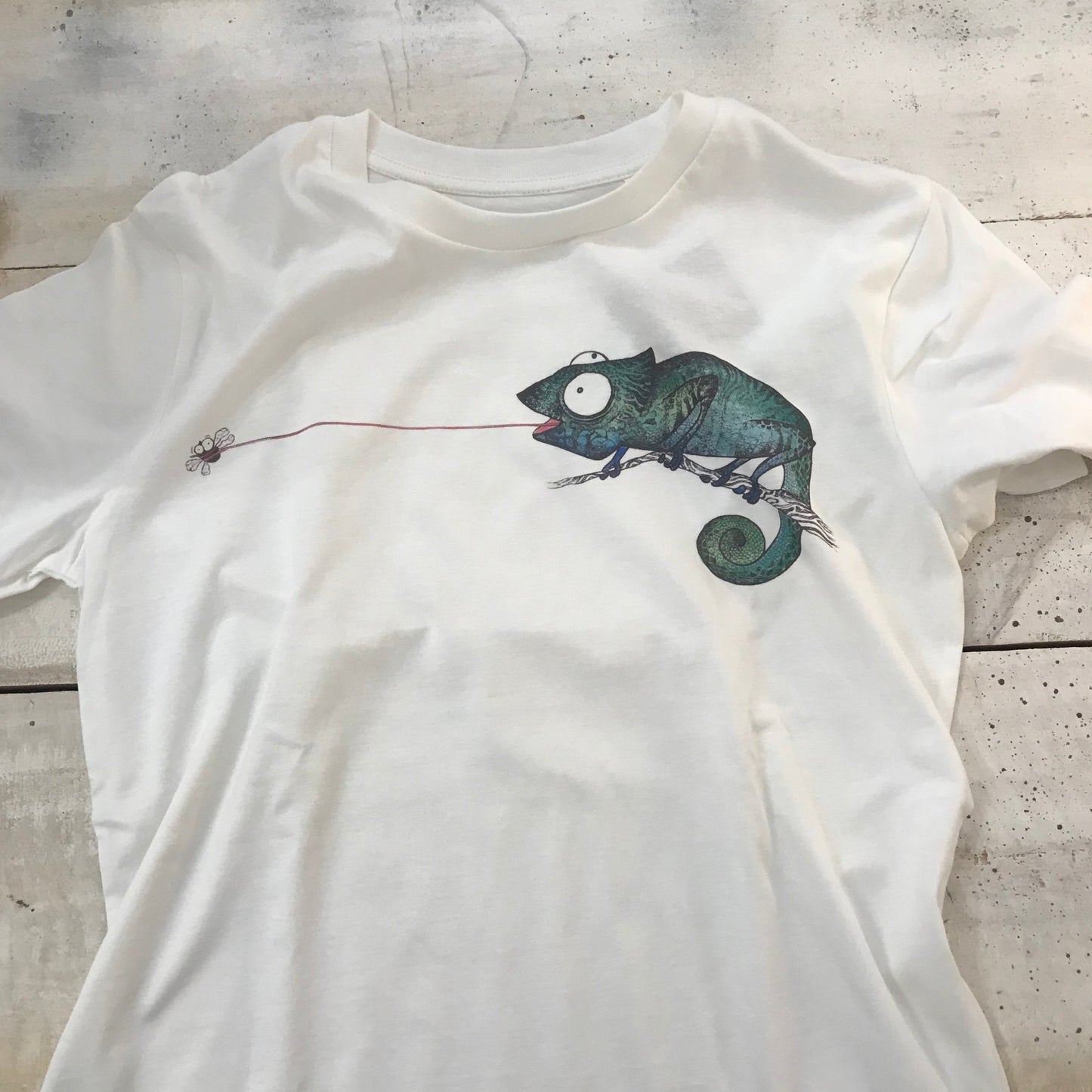Unisex-T-Shirt „Chameleon“ aus Bio-Baumwolle