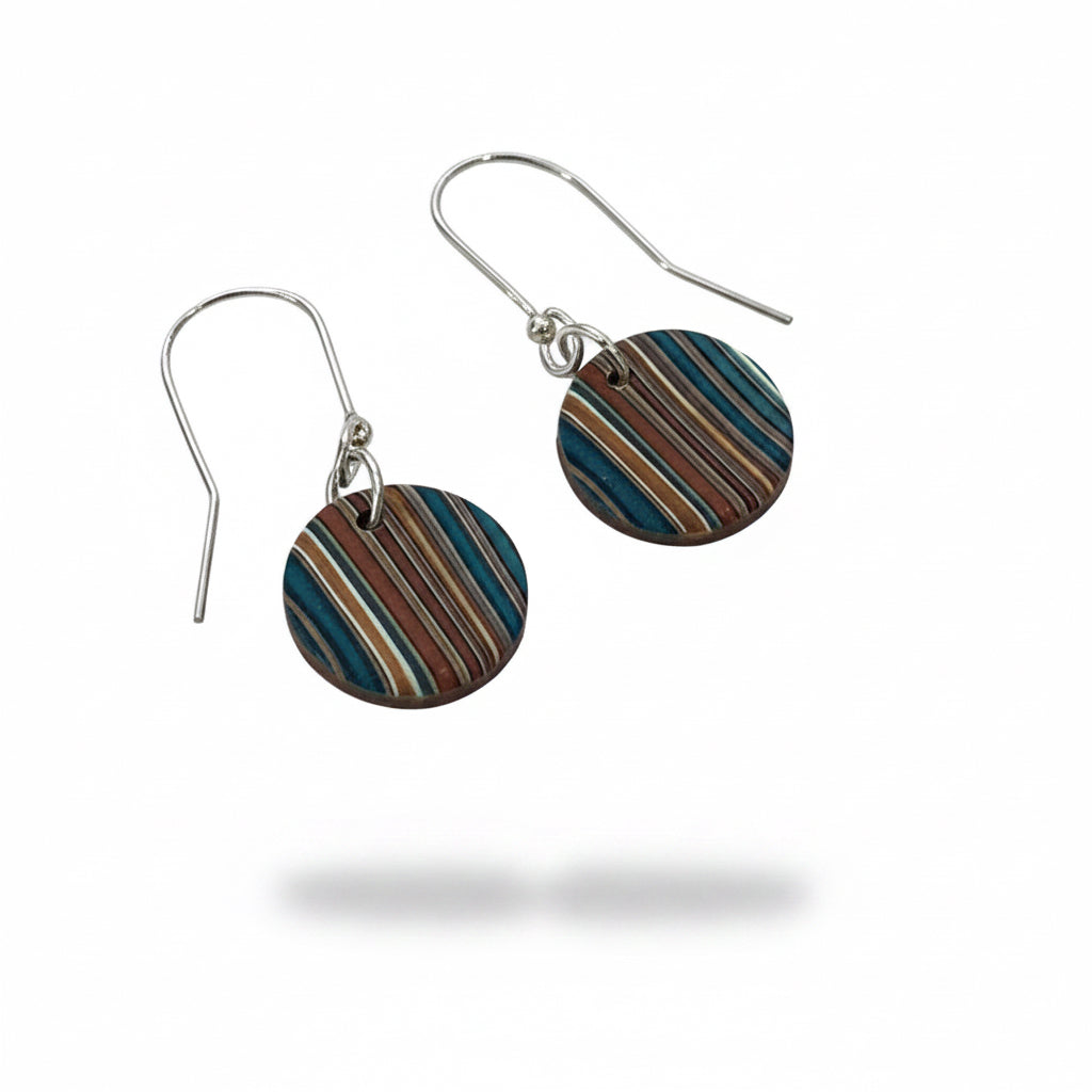Moroccan Spice | Stripes | 925 STERLING SILVER | Earrings