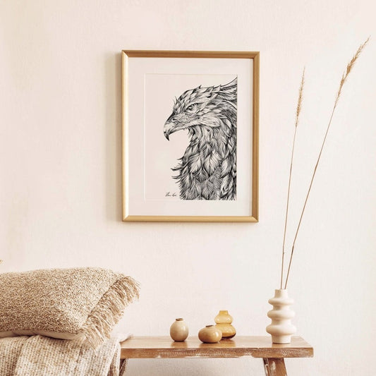 Premium Art Print - Eagle vision