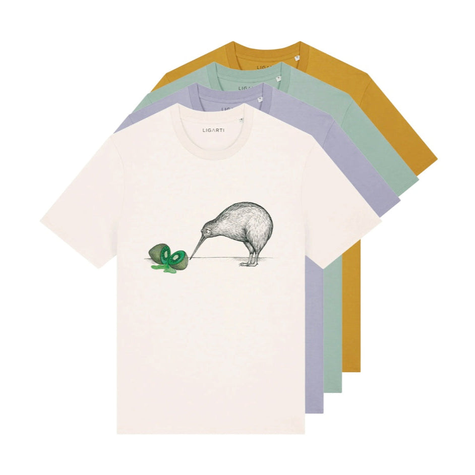 Best Organic Super Soft unisex T-shirt -Two Kiwis