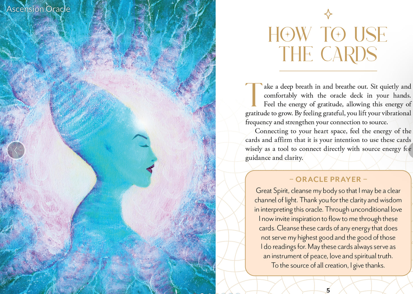 Card deck-Ascension Oracle - Nari Anastarsia