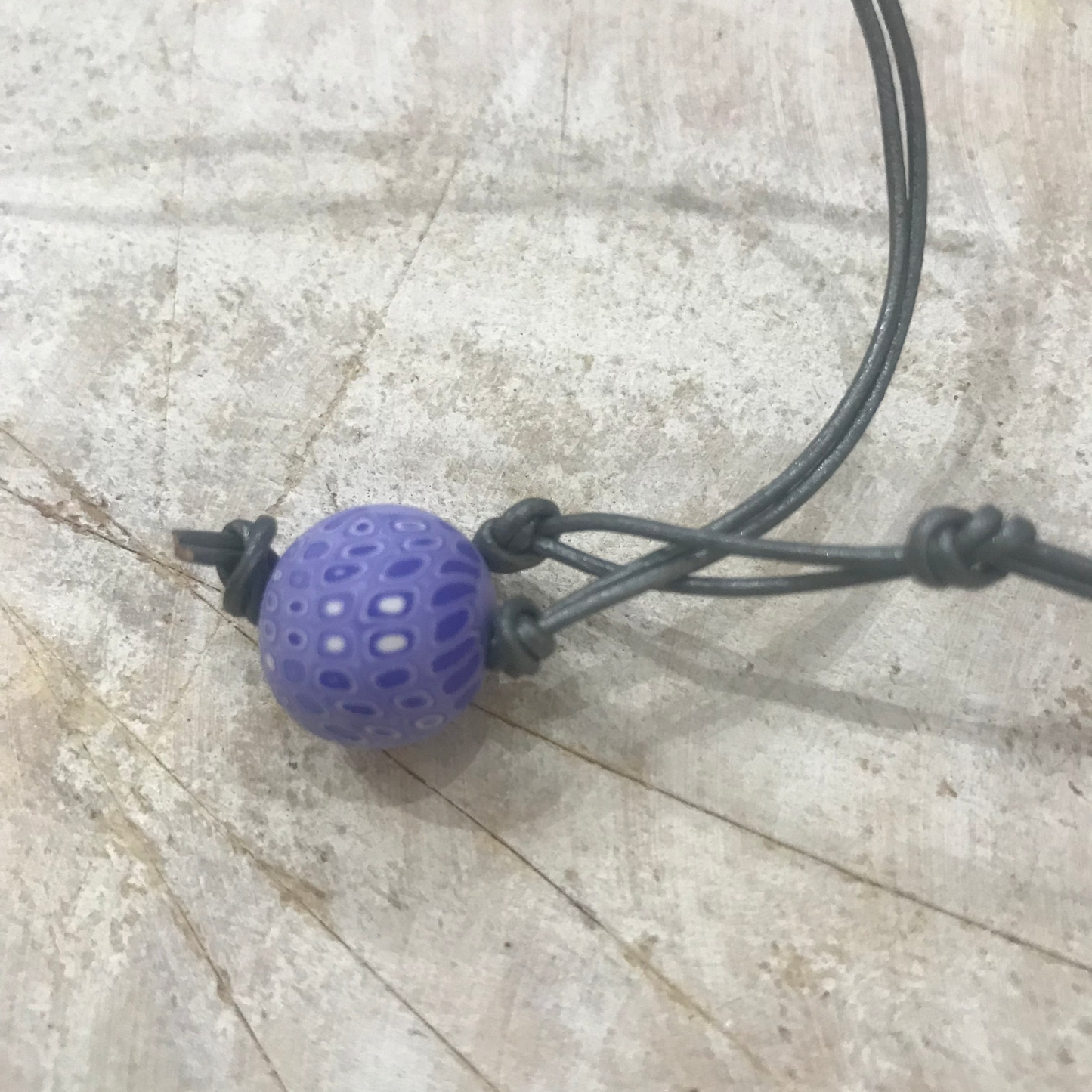“Nerea” 50mm Round pendant - by Stephanie Fraselle - Artisan Jewellery Design