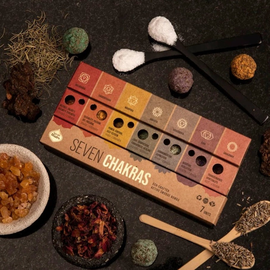 Sagrada Madre Premium 7 Chakra Smudge Bombs