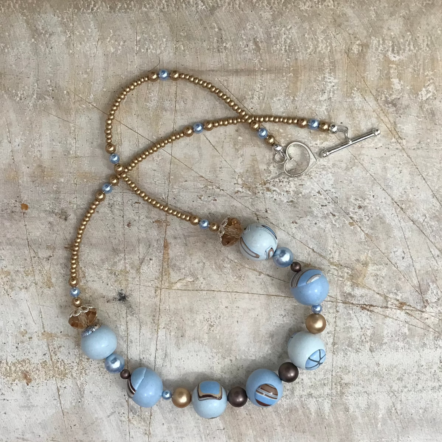 “Beaches” Empress necklace by Stephanie Fraselle - Artisan Jewellery Design