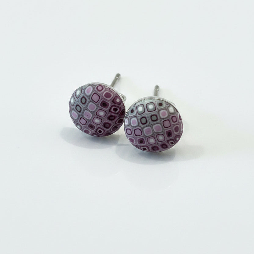 Sanctuary | Stud Earrings 8mm |Mosaic