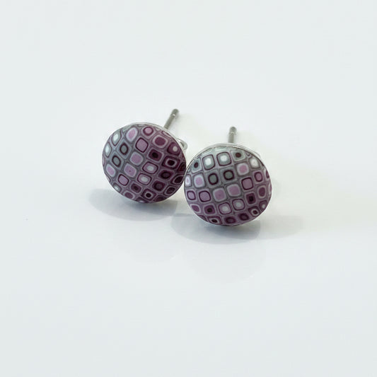 Sanctuary | Stud Earrings 8mm |Mosaic