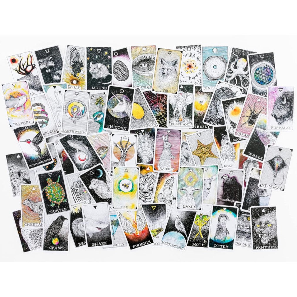 Card deck- The Wild Unknown pocket animal spirit deck (POCKET) Size) - Kim Krans