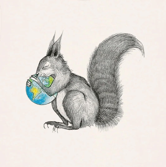 Best Organic Super Soft unisex T-shirt -Squirrel World