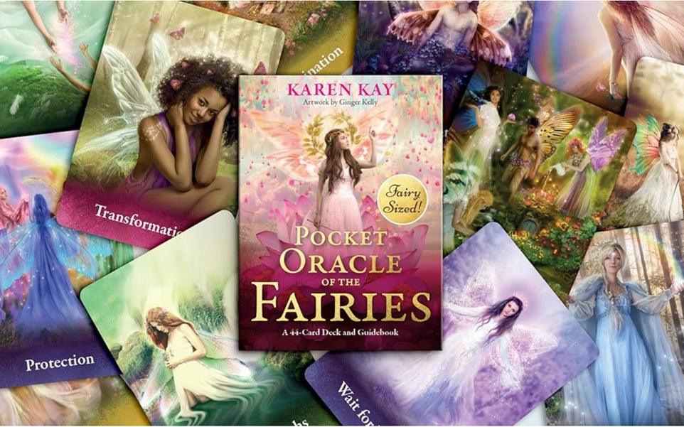 Oracle of the Fairies - A POCKET SIZE 44-Card Deck and Guidebook By Karen Kay