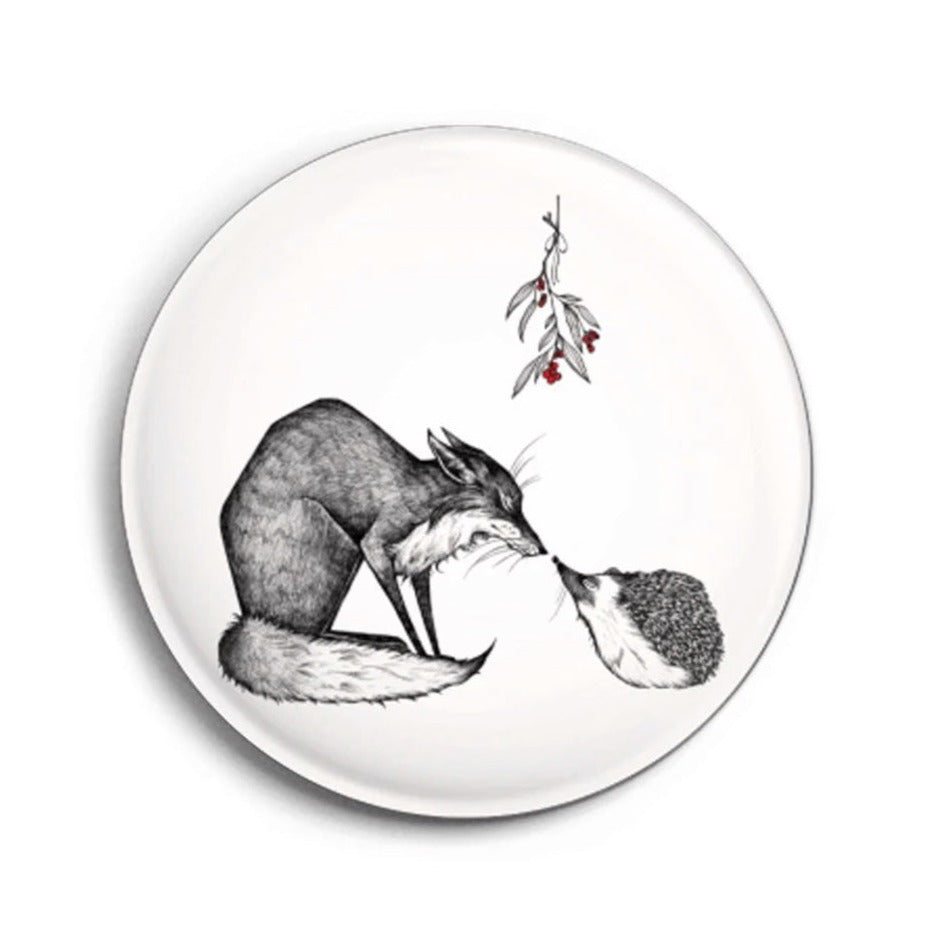 Magnet - Mistel Kuss Igel und Fuchs