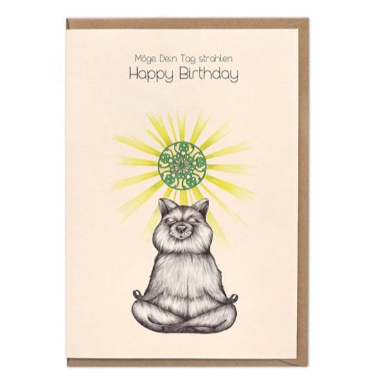 Yogi Bear - Blank Greeting card- "Happy Birthday" Möge dein tag Strahlen