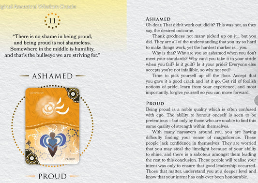 Kartenspiel - Orakel der Weisheit der Aborigines von Mel Brown