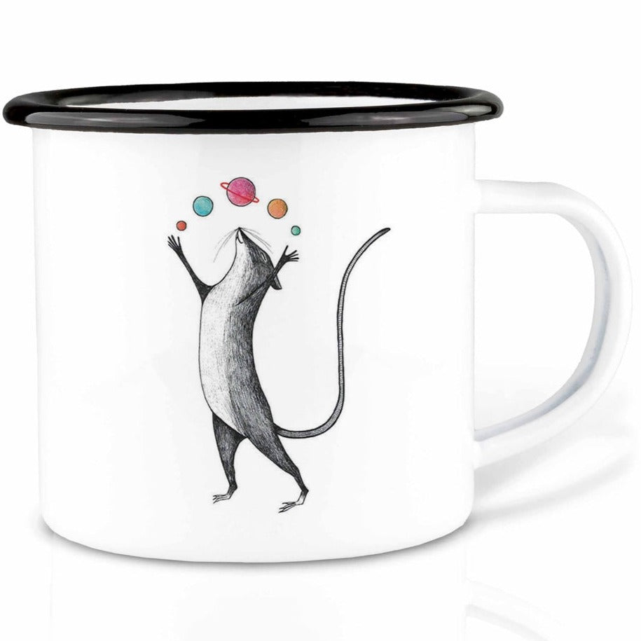 Enamel cup - Planet Mouse
